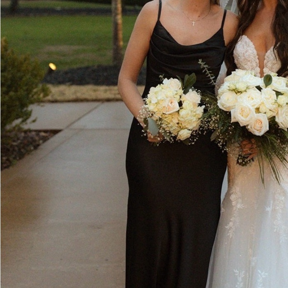 Lulu's Black Maxi Dress